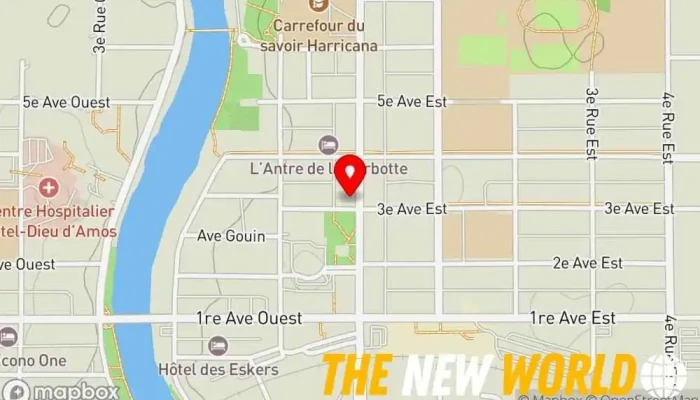 map of Groupe Financier Lacombe Et Financial planner in Amos