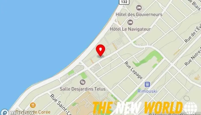 map of Groupe Yoke Business management consultant in Rimouski