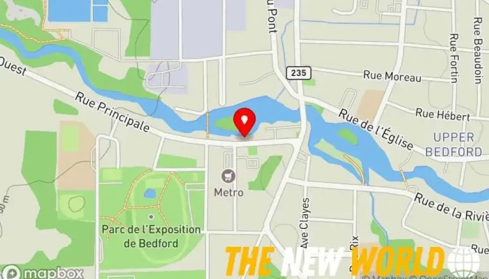 map of Guichet Automatique Banque Nationale ATM, Credit counseling service, Financial institution, Investment bank, Investment service, Loan agency, Mortgage broker, Mortgage lender, Savings bank in Bedford