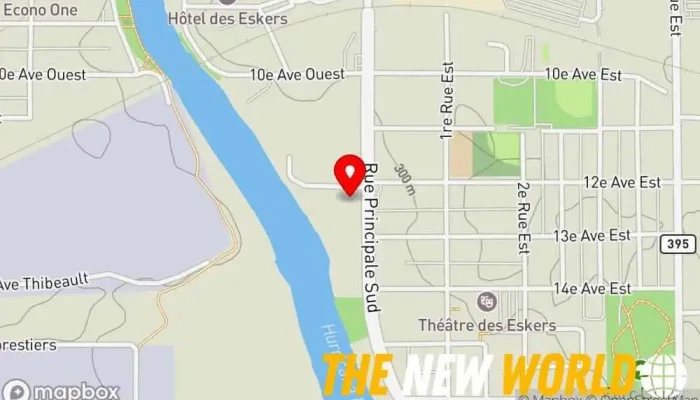 map of Gyva Boutique Du Bureau Home goods store, Computer store, Furniture store, Office supply store, Paper store in Amos