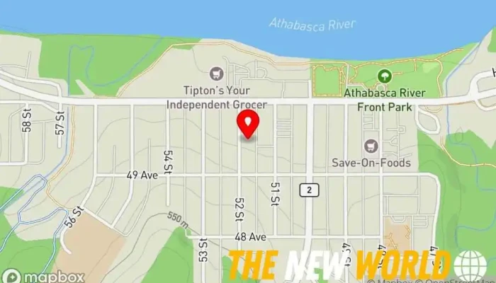 map of Harding Software Computer service in Athabasca