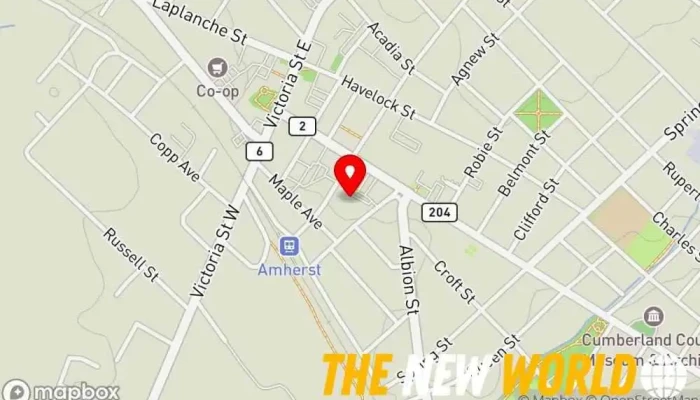 map of Harmony Heights Apartment building in Amherst
