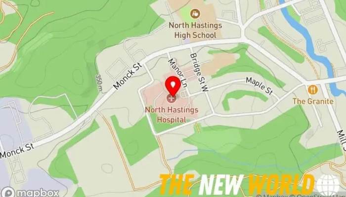 map of Hastings Centennial Manor Aged care in Bancroft