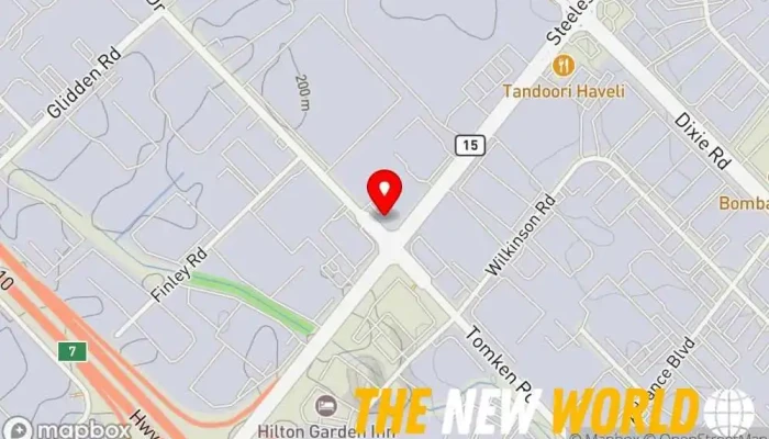 map of HiTech Consulting Software company in Brampton