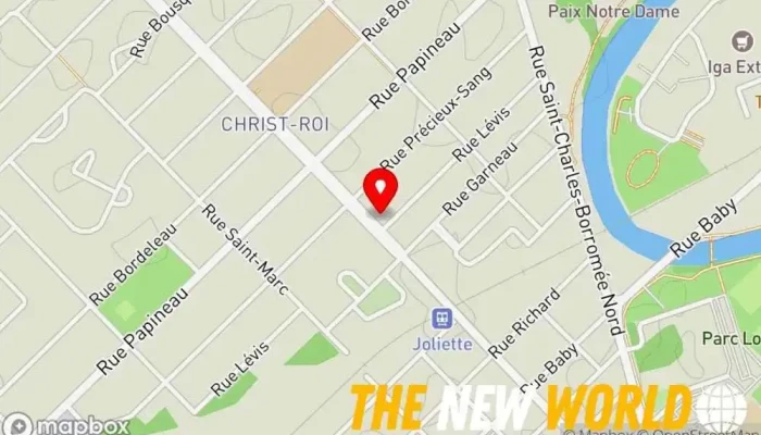 map of HLRV Inc Certified public accountant in Joliette