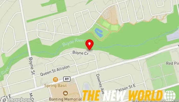 map of HomeWiseInspections Home inspector, Property maintenance, Real estate consultant in Alliston