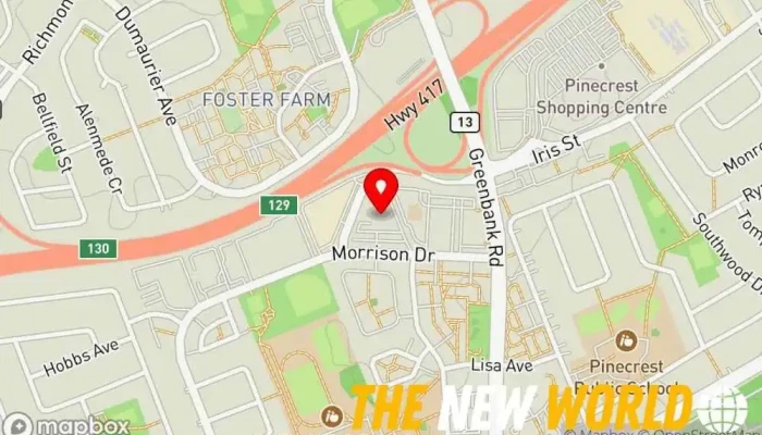 map of HostedBizz Inc Computer support and services in Ottawa