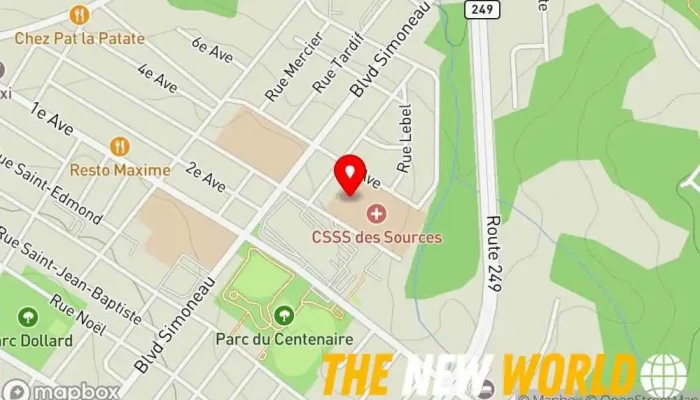 map of Hosto Asbestos Hospital in Val-des-Sources
