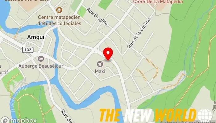 map of H&R Block Tax preparation service, Tax consultant, Tax preparation in Amqui