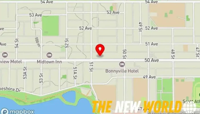 map of H&R Block Tax preparation service, Tax consultant, Tax preparation in Bonnyville