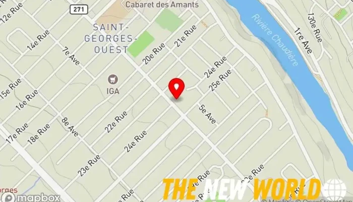 map of Huissier Beauce-Appalaches Process server in Saint-Georges