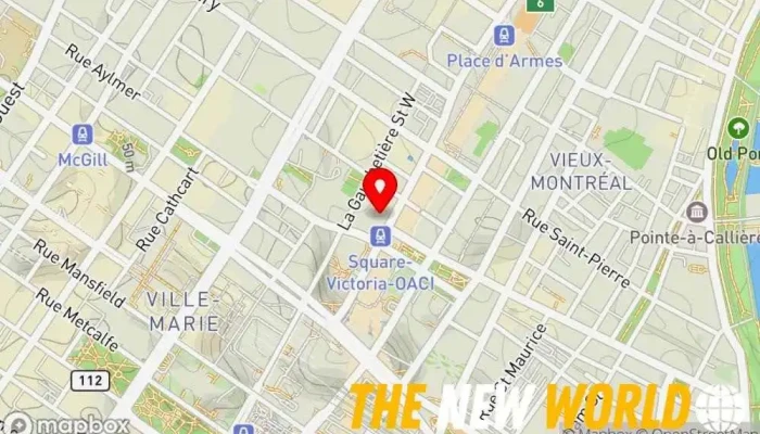 map of HumanFirst Computer support and services, Business to business service in Montreal