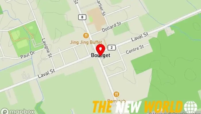 map of Hurtubise L'as de L'auto Inc Repair service in Bourget