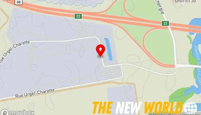 map of IKEA Distribution Services – Beauharnois Warehouse in Beauharnois