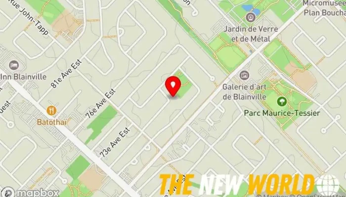 map of Image 3 Communications Inc Print shop, Copy shop, Graphic designer in Blainville