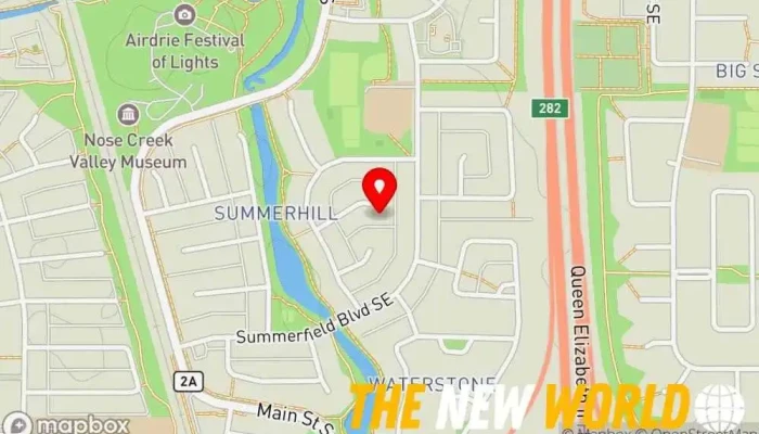 map of iMN Tech Software company in Airdrie