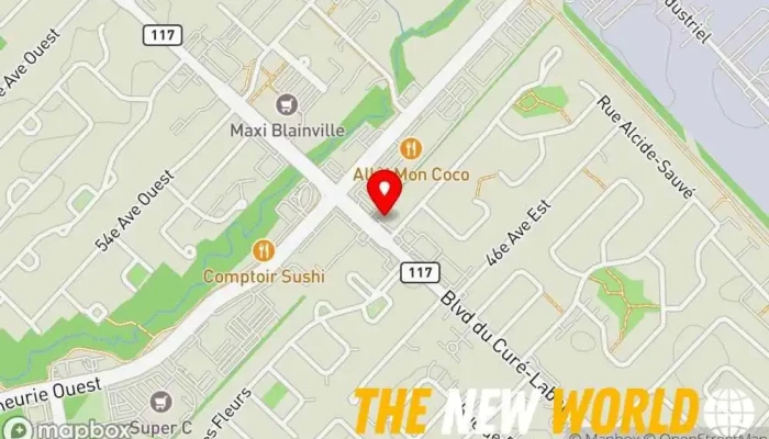 map of Impôt Blainville Accountant, Tax preparation, Tax preparation service in Blainville