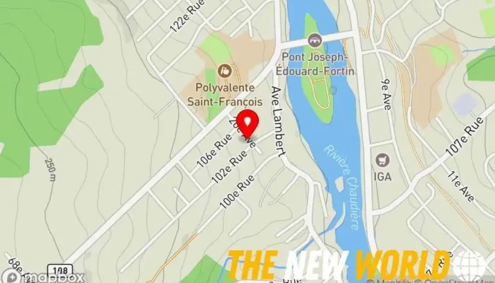 map of Impôt Lb Accountant in Beauceville