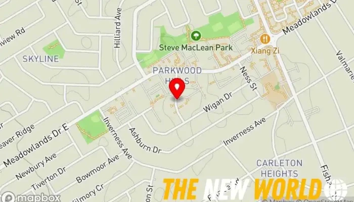 map of Information Technology Consulting Services Canada Software company in Nepean
