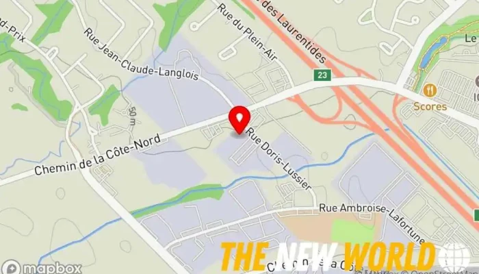 map of Ingemax Engineering consultant in Boisbriand