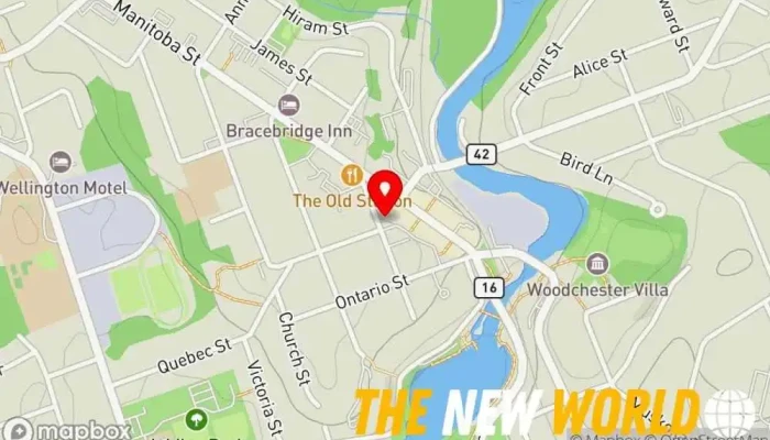 map of Interactive North Internet service provider in Bracebridge