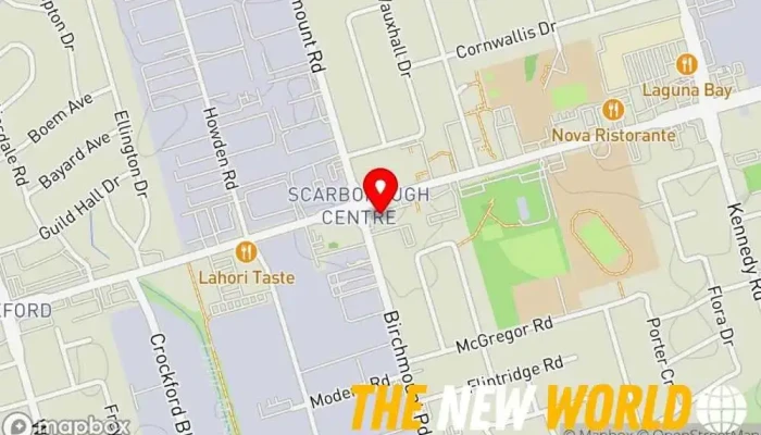 map of International Consulting Company Inc. (ICC) Finance broker, Educational consultant in Toronto