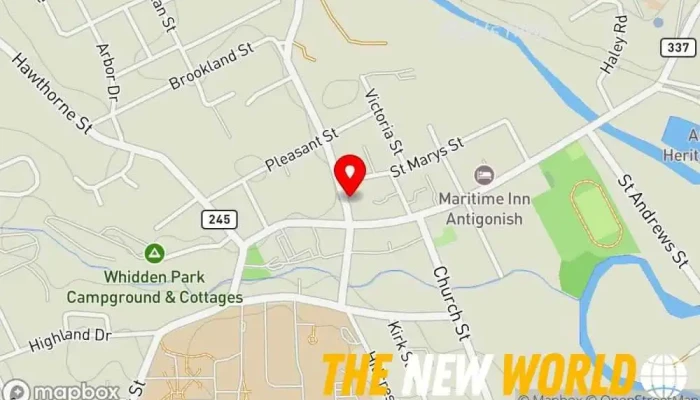 map of IPC Investment Corporation - Ron Sangster Financial consultant, Investment service in Antigonish