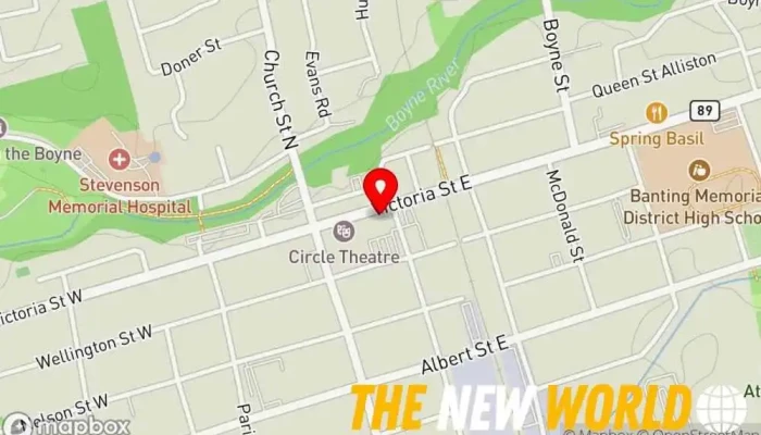 map of IPC Investment Corporation - Tammy Birtley Financial consultant, Investment service in Alliston