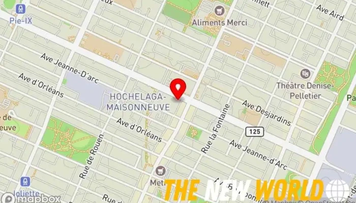 map of ISIOS Software company, Business management consultant in Montreal