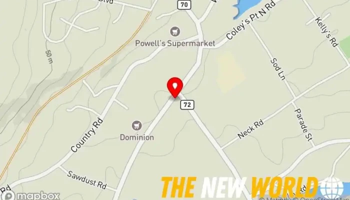 map of Island Embroidery Company Ltd Embroidery shop in Bay Roberts