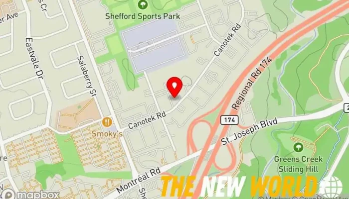 map of ITRANS - Continovation Services Inc. Corporate office, Computer support and services in Gloucester