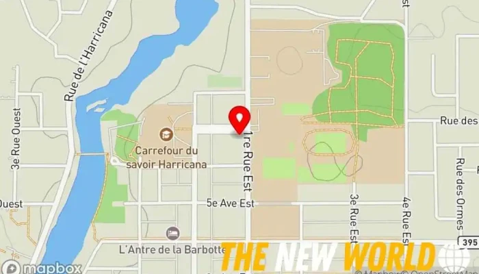 map of Jacob Martin Groupe Investors Financial consultant in Amos