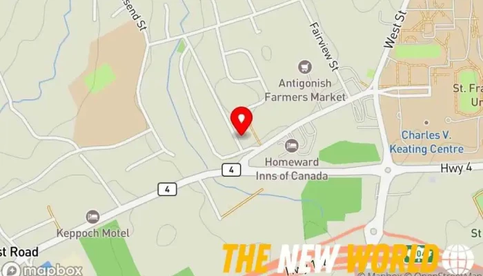 map of James C. MacIntosh Lawyer, Estate planning attorney, Real estate attorney in Antigonish