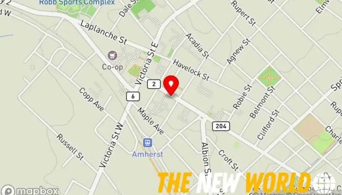 map of Jerry Langille Inc General practice attorney in Amherst