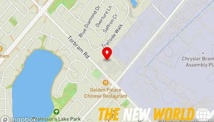 map of Jet Immigration Immigration & naturalization service in Brampton