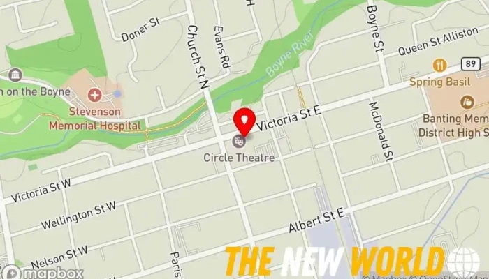 map of Joanne McEwan CGA Accountant in Alliston
