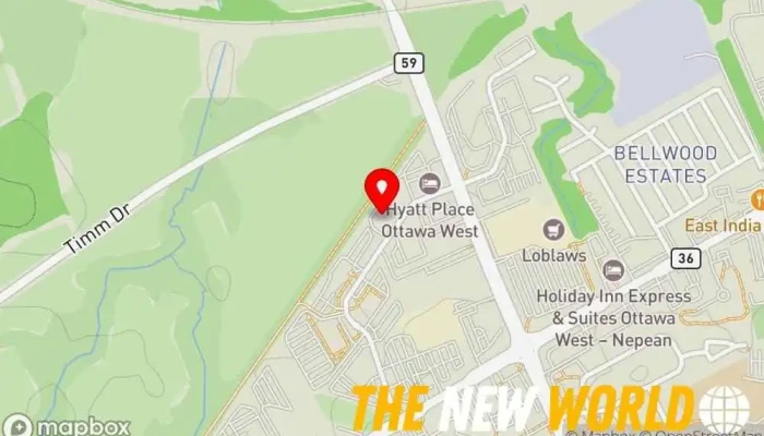 map of John G Cooke & Associates Ltd Engineering consultant in Nepean