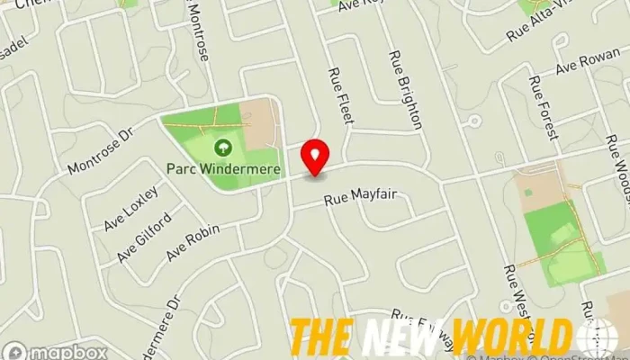 map of Josée Glen Notary public, Financial planner in Beaconsfield