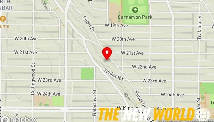map of JTM Consulting Ltd. Business management consultant in Vancouver