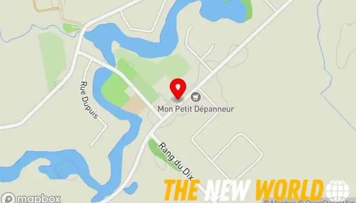 map of Kase's Heating Equipment Business management consultant in Saint-Étienne-de-Beauharnois