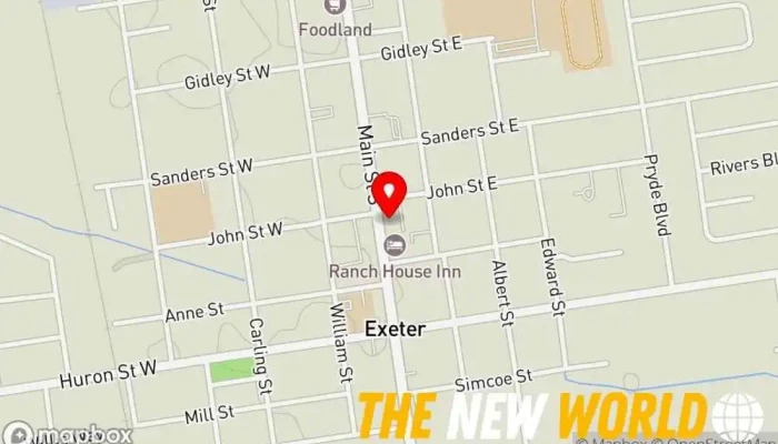 map of Kelly Gingerich - BMO Financial Planner Financial planner in Exeter