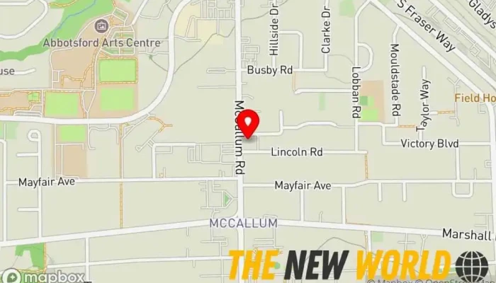 map of Kin Consulting Kinesiologist in Abbotsford