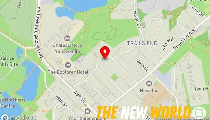 map of Ko Energy Accounting Engineering consultant in Yellowknife