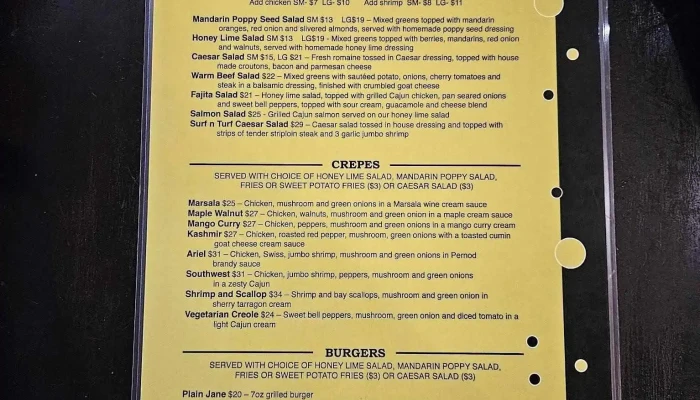 Krave Bistro -  Menu - Arnprior