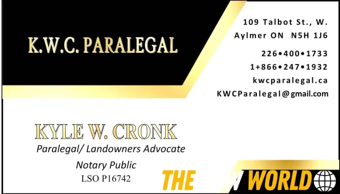 Kwc And Carpenter Paralegal Services -  By Owner - Aylmer