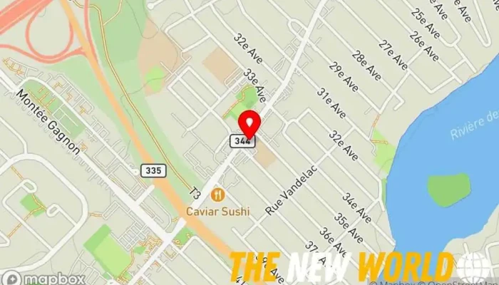 map of la station organique Organic restaurant, Coffee shop, Juice shop in Bois-des-Filion