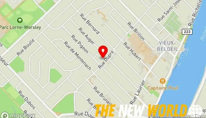 map of Lambert Louise | Notaire Beloeil Notary public in Beloeil