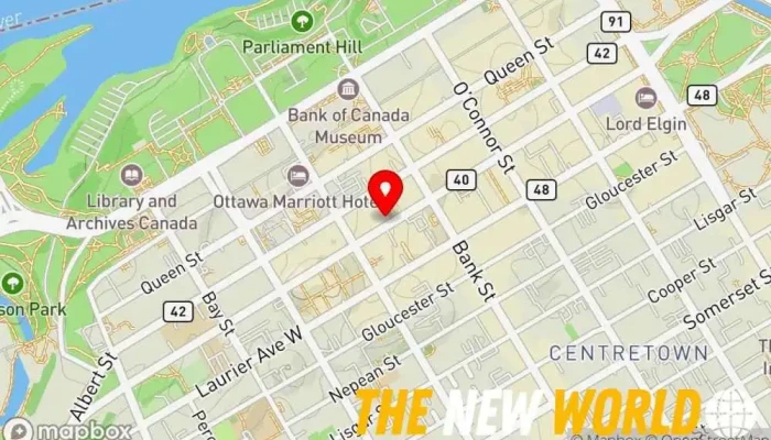 map of Lansdowne Technologies Inc Business management consultant, Construction company in Ottawa