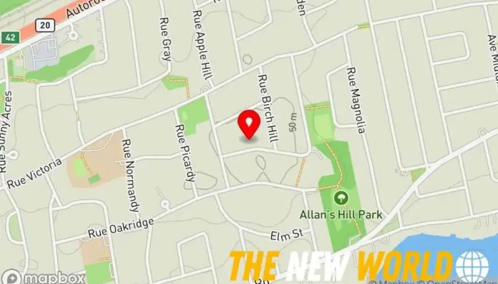 map of Lapierre Michel Certified public accountant in Baie-D'Urfe