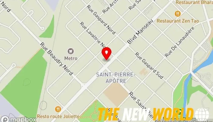 map of Laporte & Lavallée, avocats inc. Law firm, Lawyer in Joliette